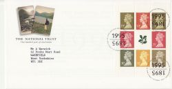 1995-04-25 National Trust Bklt Pane Bureau FDC (86848)