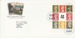 1995-04-25 National Trust Bklt Pane Bureau FDC (86850)