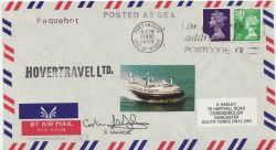 Ship Mail Envelope Hovercraft Portsmouth IOW (86904)