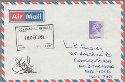Ship Mail Envelope HMNZS Canterbury (86905)
