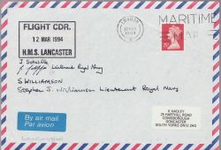Ship Mail Envelope HMS Avenger London (86933)