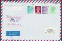 Ship Mail Envelope HMS Ursula Plymouth (86941)