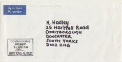 Ship Mail Envelope HMS King Alfred (86946)