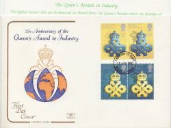 1990-04-10 Queens Award Stamps Windsor FDC (86988)