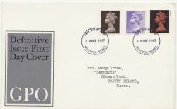 1967-06-05 Definitive Stamps WINDSOR FDC (87006)