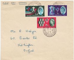 1962-11-14 National Productivity Stamps Kidlington cds FDC (8707