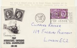 1963-05-07 Paris Postal Conf PHOS London Slogan FDC (87073)