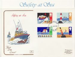 1985-06-18 Safety At Sea Stamps Windsor FDC (87081)