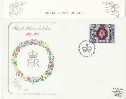 1977-06-15 Silver Jubilee Stamp Windsor FDC (87102)