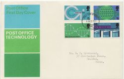 1969-10-01 Post Office Technology Bureau FDC (87108)