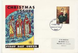 1967-10-18 Christmas Stamp Kingston FDC (87131)