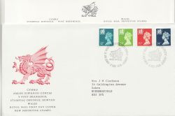1988-11-08 Wales Definitive Stamps Cardiff FDC (87303)