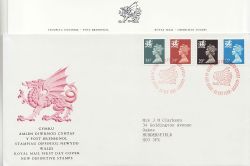 1989-11-28 Wales Definitive Stamps Cardiff FDC (87304)