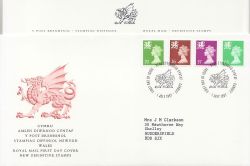 1997-07-01 Wales Definitive Stamps Cardiff FDC (87310)