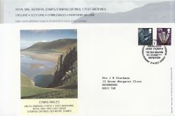 2012-04-25 Wales Definitive Stamps Cardiff FDC (87326)