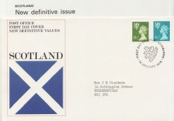 1976-01-14 Scotland Definitive Stamps Edinburgh FDC (87348)