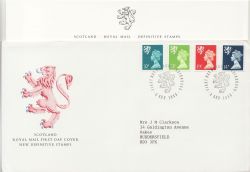 1988-11-08 Scotland Definitive Stamps Edinburgh FDC (87358)