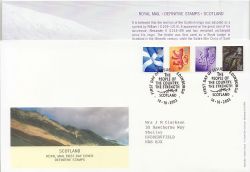 2003-10-14 Scotland Definitive Stamps Edinburgh FDC (87368)