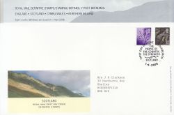 2008-04-01 Scotland Definitive Stamps Edinburgh FDC (87377)