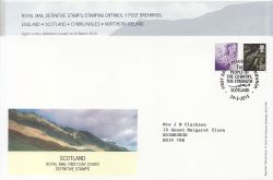 2015-03-24 Scotland Definitive Stamps Edinburgh FDC (87385)