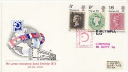 1970-09-18 Philympia Stamps London FDC (87392)