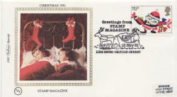 1981-11-18 Christmas Stamp Magazine Croydon FDC (87473)