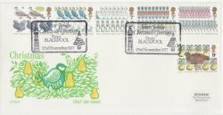 1977-11-23 Christmas Stamps Blackpool FDC (87486)