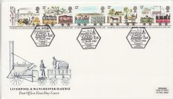 1980-03-12 Railway Stamps To London by Rail FDC (87502)