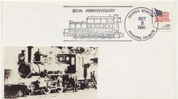 1980-10-02 USA 50th Anniv Redpex Station Railway ENV (87529)