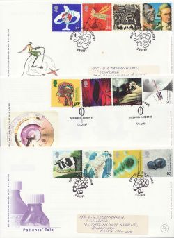 1999 Bulk Buy x 10 First Day Covers With SHS (87591)