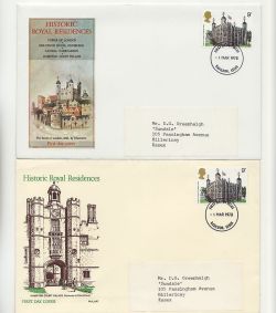 1978-03-01 Historic Buildings x3 Different FDC (87624)
