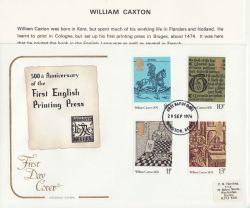 1976-09-29 First English Printing Press Windsor FDC (87721)