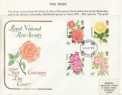 1976-06-30 Royal National Rose Society Windsor FDC (87725)
