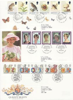 1998 Bulk Buy x9 FDC from 1998 Special Pmks (87729)