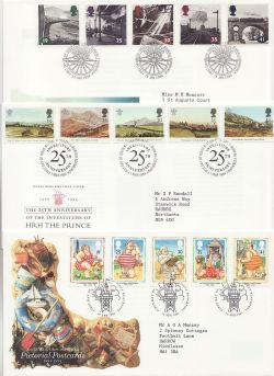 1994 Bulk Buy x8 First Day Covers With Fancy Pmk\'s (87732)