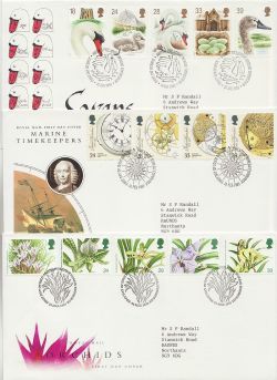 1993 Bulk Buy x9 First Day Covers with Fancy Pmk\'s (87733)