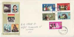 1970-04-01 Anniversaries Stamps London EC FDC (87768)
