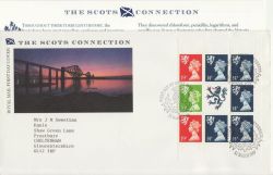 1989-03-21 Scots Connection Bklt Pane Inverness FDC (87818)