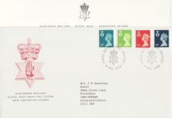 1988-11-08 N Ireland Definitive Stamps Belfast FDC (87822)