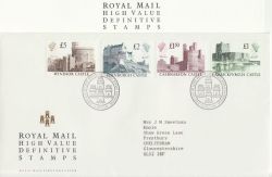 1988-10-18 High Value Castle Stamps Bureau FDC (87856)