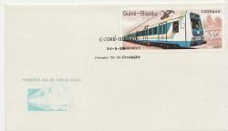 1989-05-24 Guinea Bissau Railway Stamp FDC (88013)
