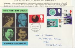 1967-09-19 British Discoveries Huddersfield FDC (88123)