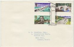 1968-04-29 British Bridges Stamps Bureau FDC (88194)
