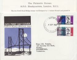 1964-09-04 Forth Road Bridge Bureau EC1 FDC (88226)