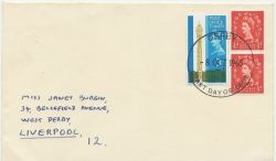 1965-10-08 Post Office Tower 3d Liverpool FDC (88246)