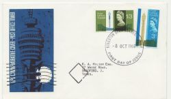 1965-10-08 Post Office Tower Stamps Kingston FDC (88282)