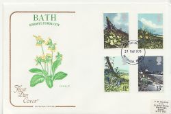 1979-03-21 British Flowers Stamps Windsor FDC (88306)