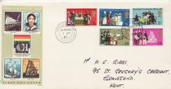 1970-04-01 Anniversaries Stamps Gravesend cds FDC (88328)