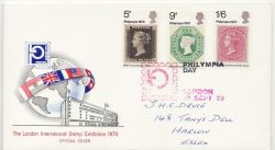 1970-09-18 Philympia Stamps London FDC (88332)