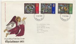 1971-10-13 Christmas Stamps London WC FDC (88339)
